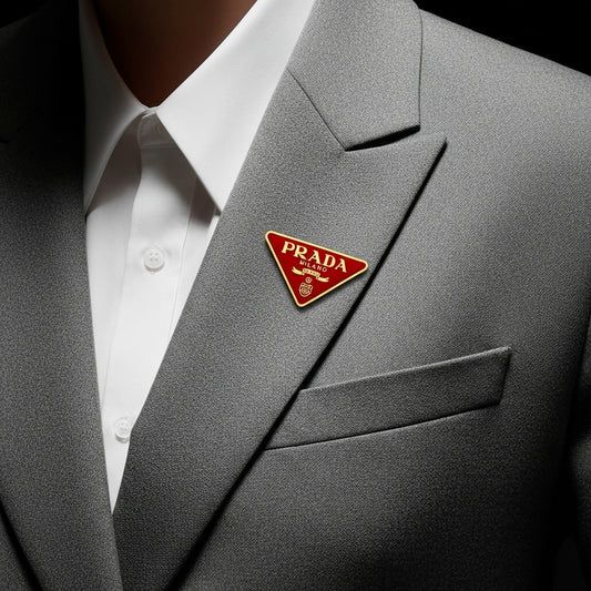 Milano Red Broş (İthal Kutulu Model)