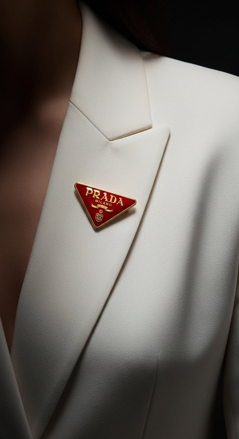 Milano Red Broş (İthal Kutulu Model)