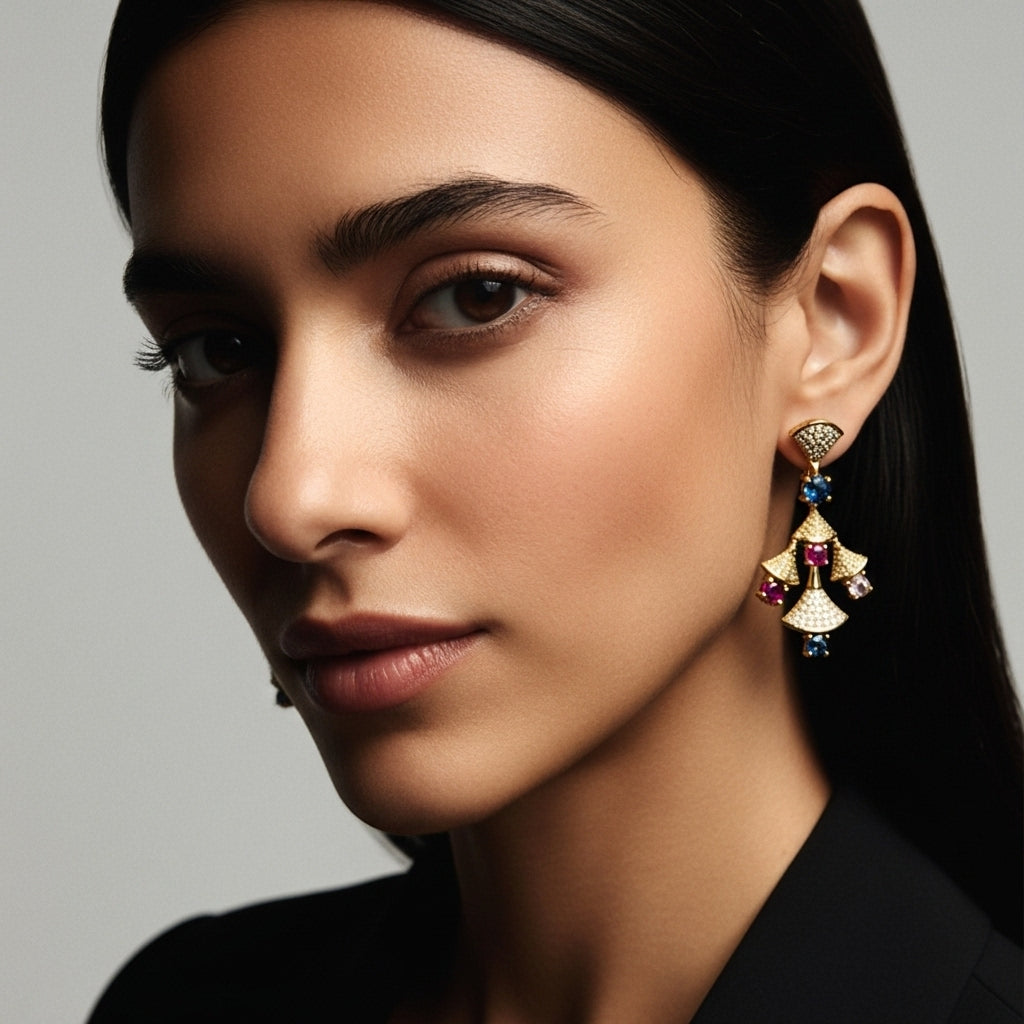 Auric Rhapsody Earrings (Imported Boxed Model)