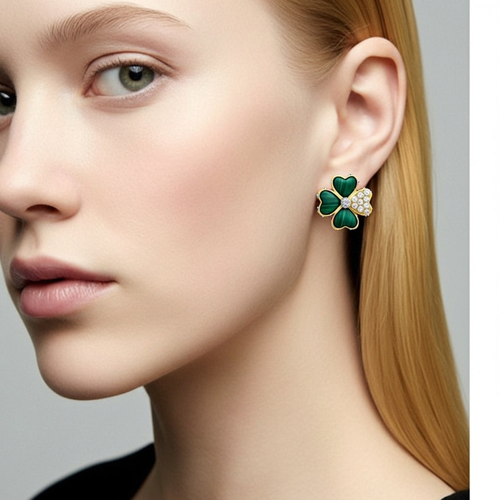 VCA Fortune Bloom Küpe (İthal Kutulu Model)