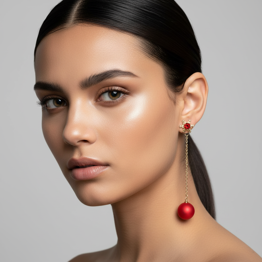 Серьги-шарики с матовым покрытием