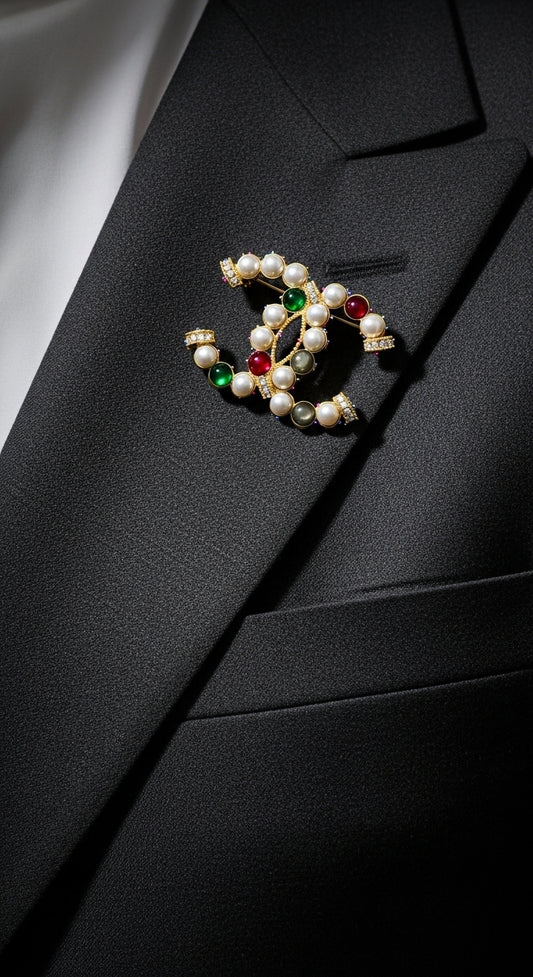 Jubilee Cabochon Broş (İthal Kutulu Model)