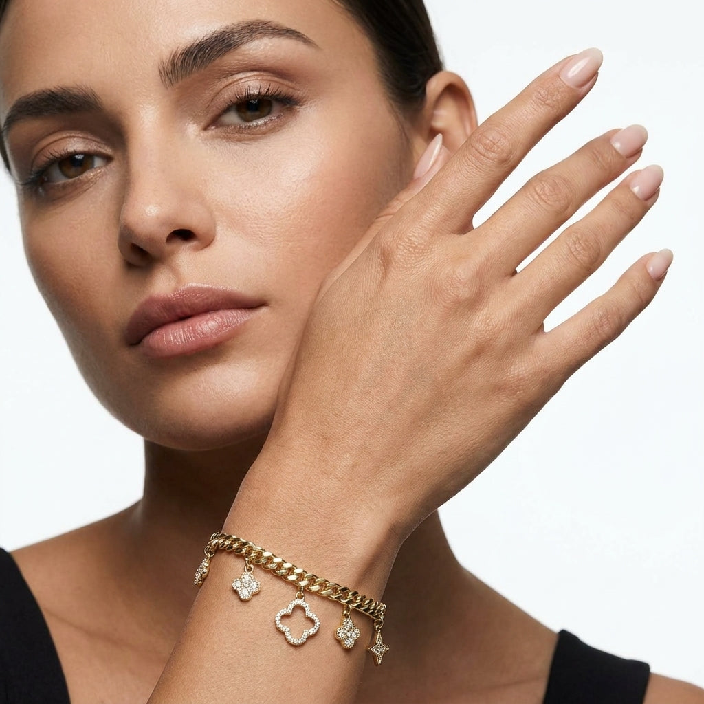 Curb Charm Bileklik