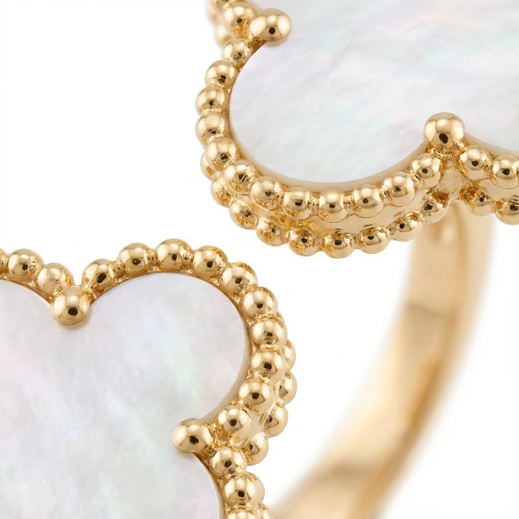 VCA Opal Quadra Yüzük (İthal Kutulu Model)