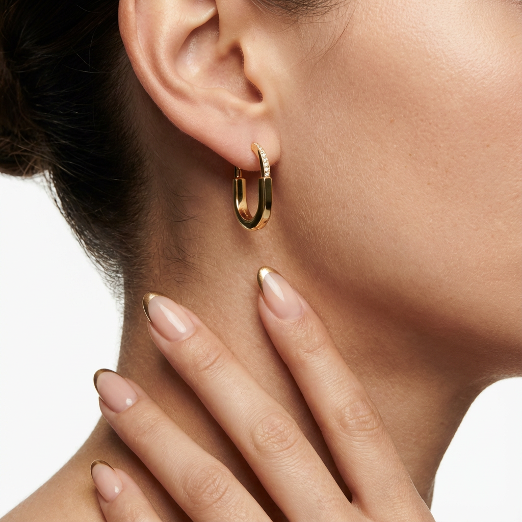 Серьги Aurelia Circle (импортированная модель в коробке)