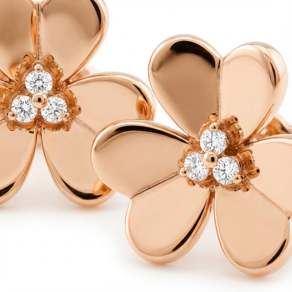 VCA Eterna Fleur Küpe (İthal Kutulu Model)