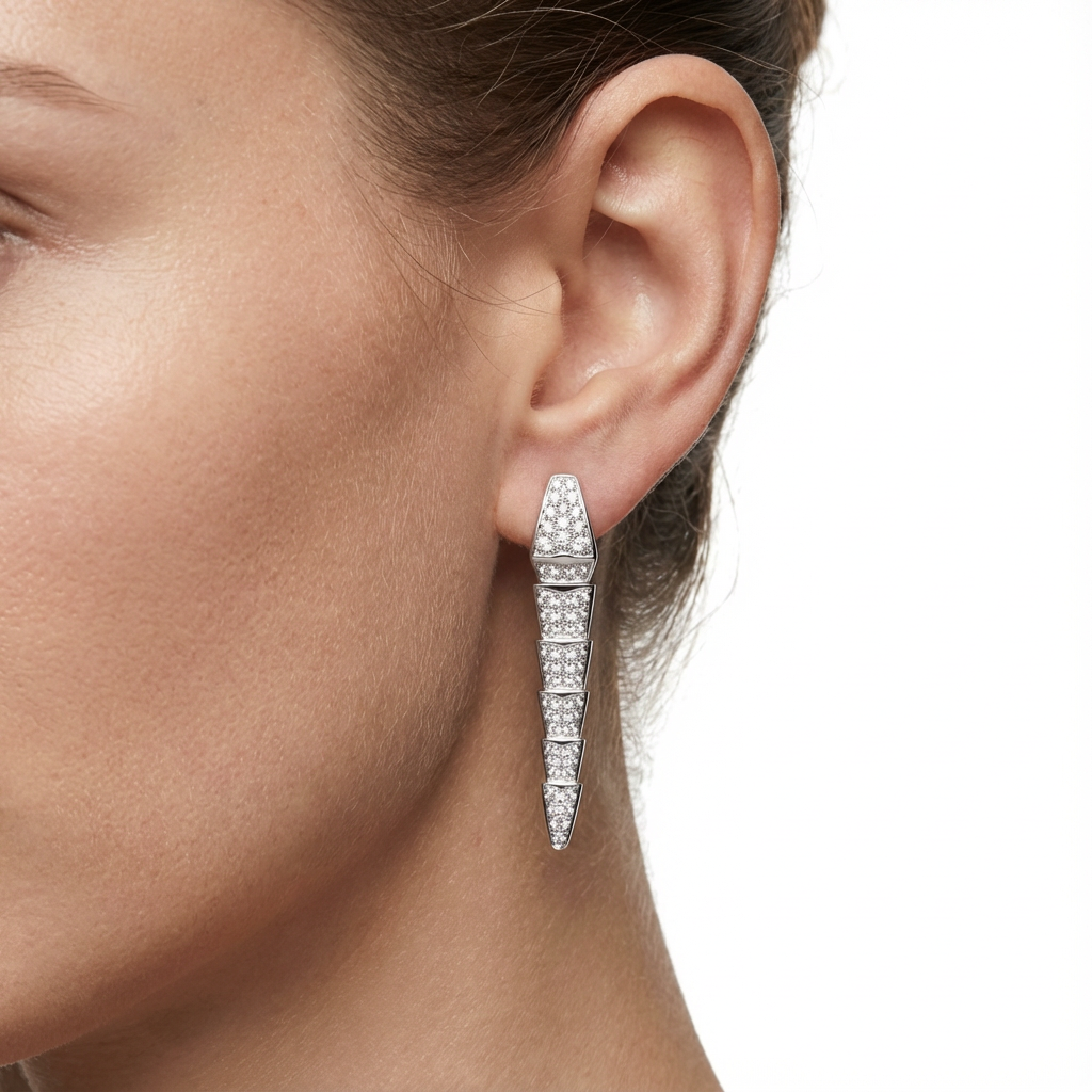 Radiant Clover Küpe (İthal Kutulu Model)