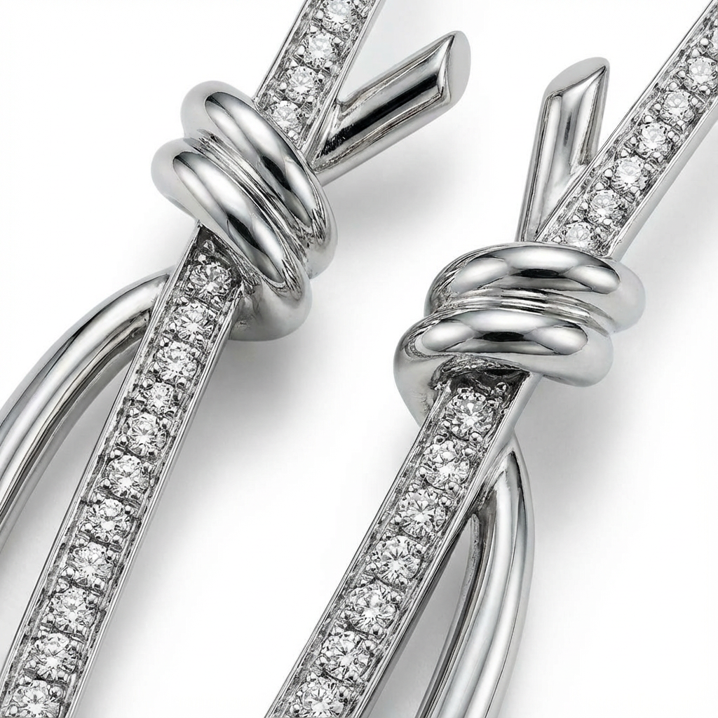 Infinity Ties Küpe (İthal Kutulu Model)