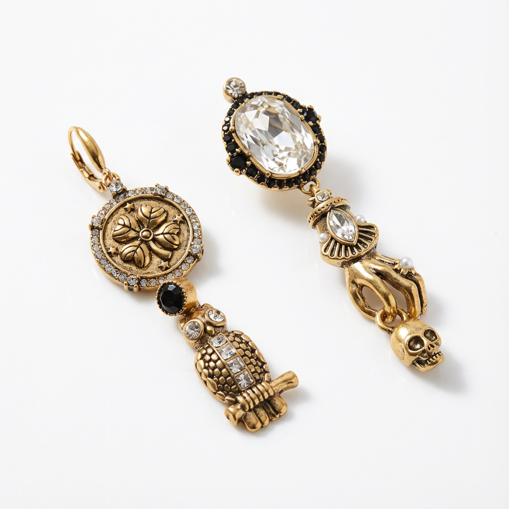 Destiny's Hand & Wisdom Earrings (Imported, Boxed Model)