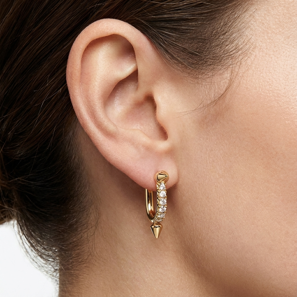 Vetra Bold Küpe (İthal Kutulu Model)