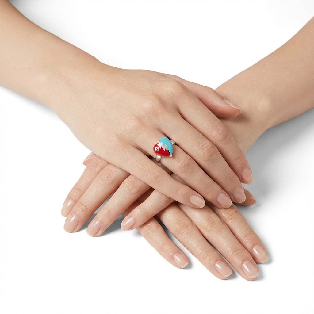 Volt Heart Yüzük (İthal Kutulu Model)