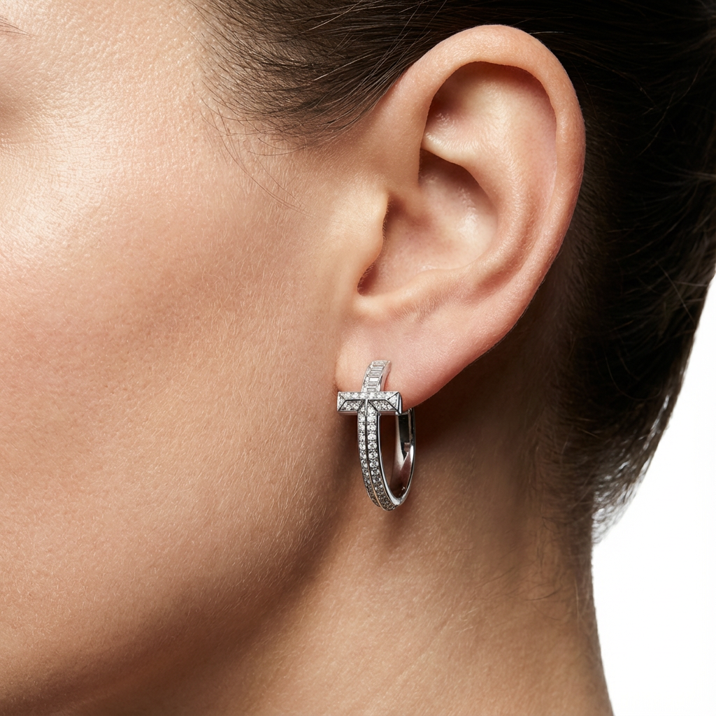 Aurex Pavé Küpe (İthal Kutulu Model)