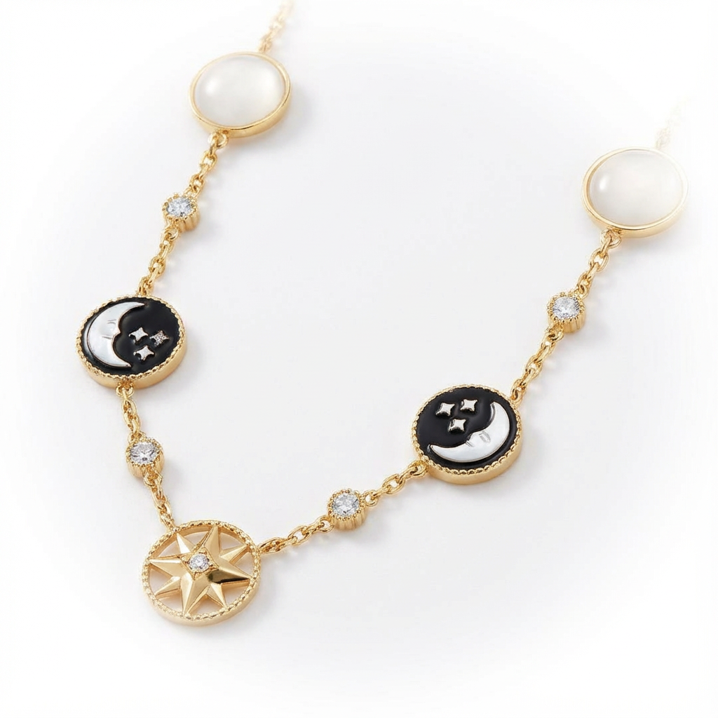 Guiding Moon Necklace (Imported, Boxed Model)