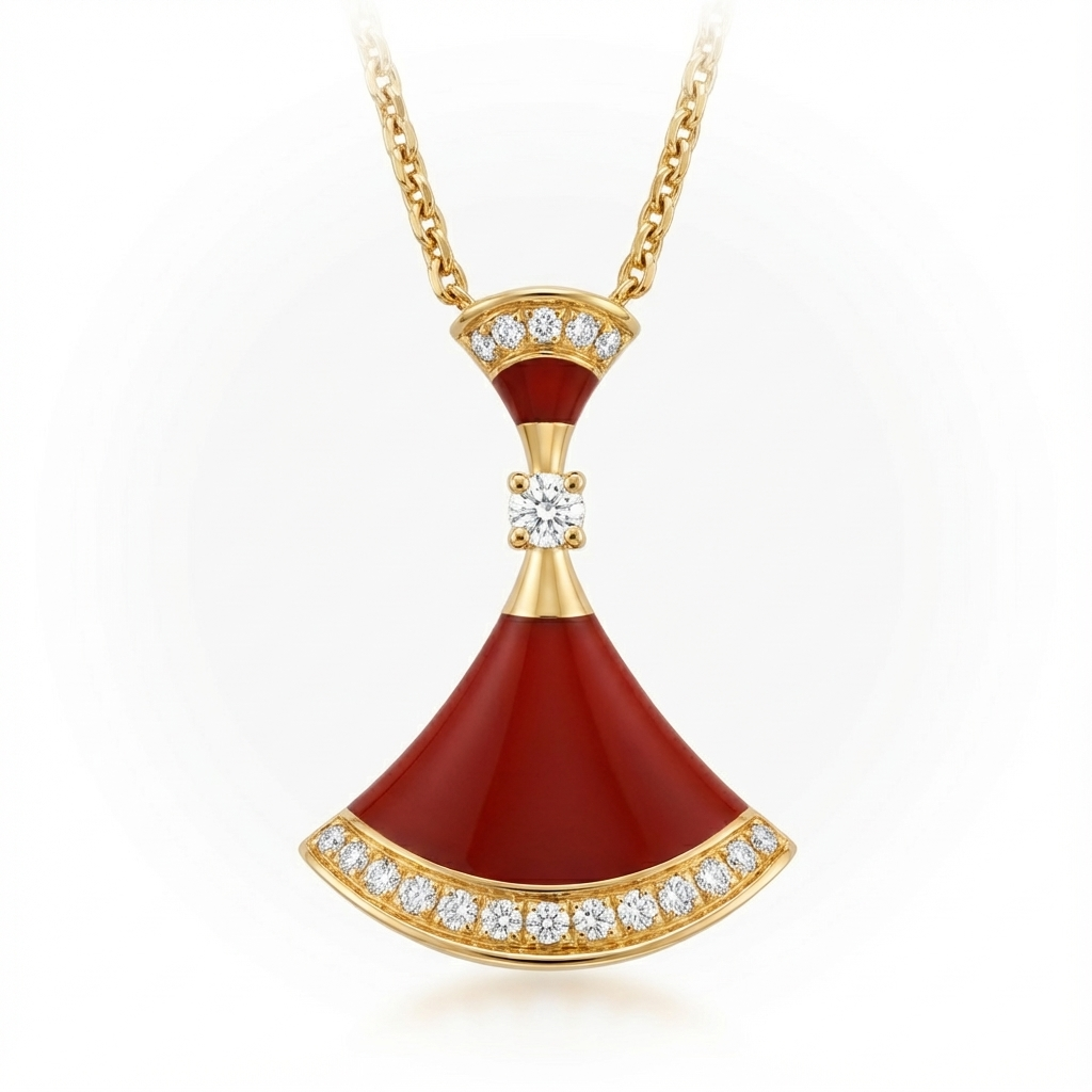 Divina Rosso Necklace (Imported Boxed Model)