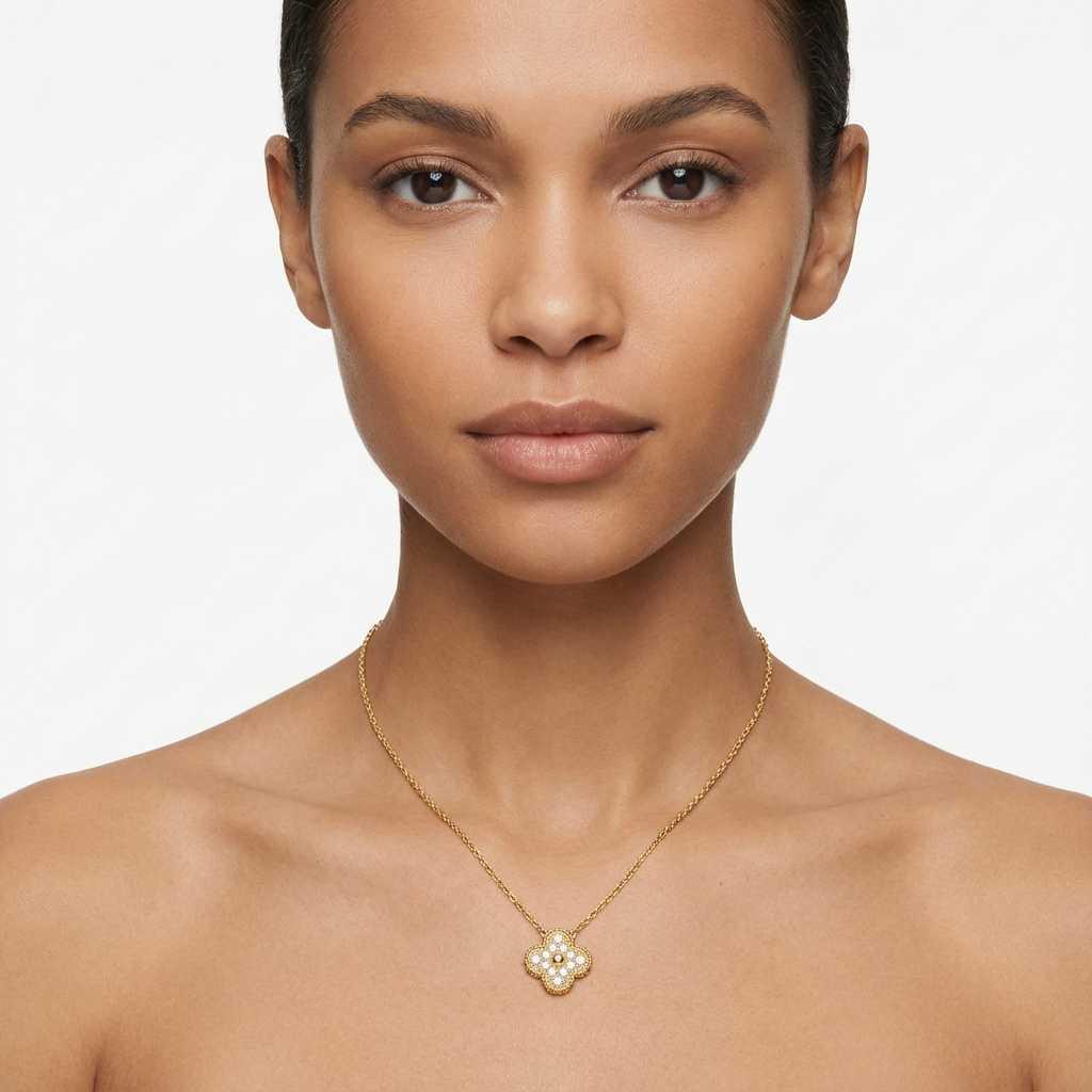 VCA Clovisse Pure Kolye (İthal Kutulu Model)