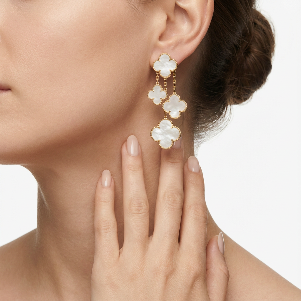 VCA Serenya Arc Küpe (İthal Kutulu Model)