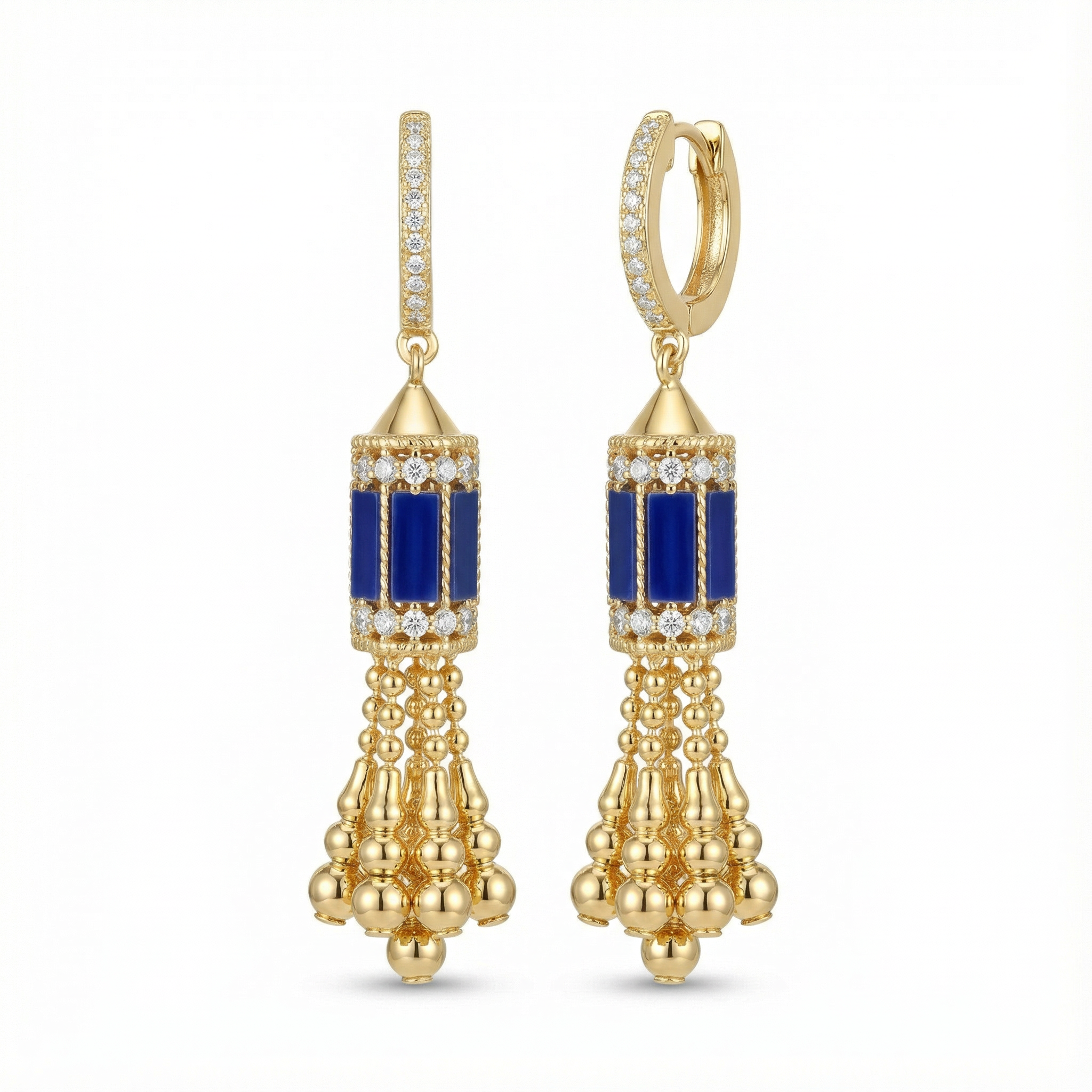 Malachite Grand Küpe (İthal Model)