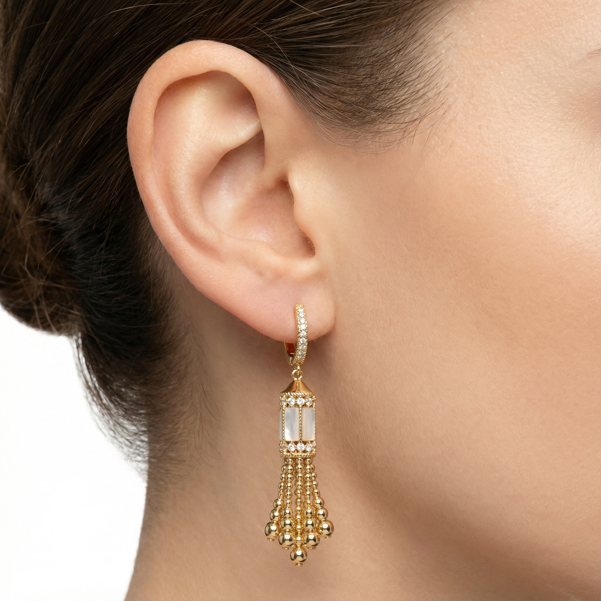 Malachite Grand Küpe (İthal Model)