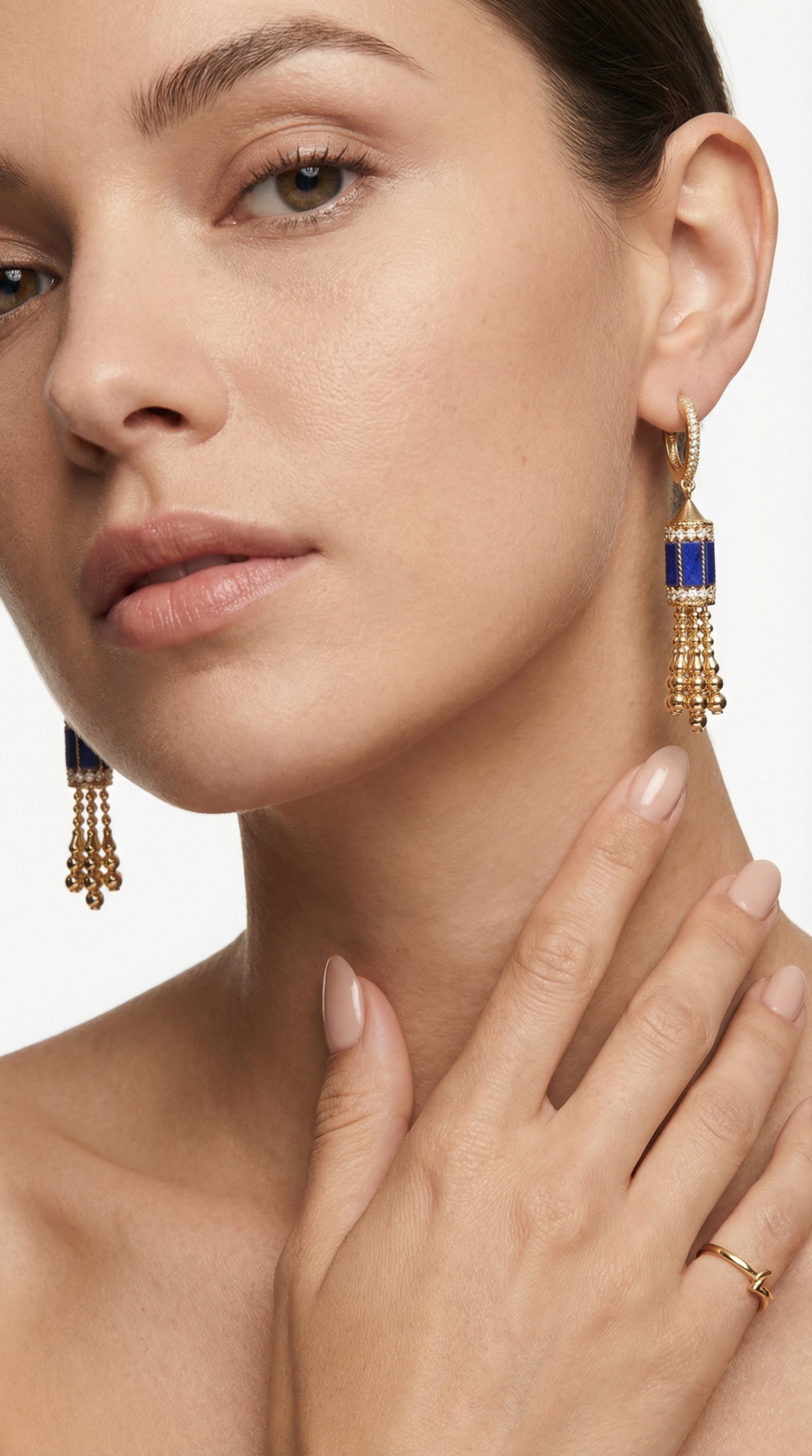 Malachite Grand Küpe (İthal Model)