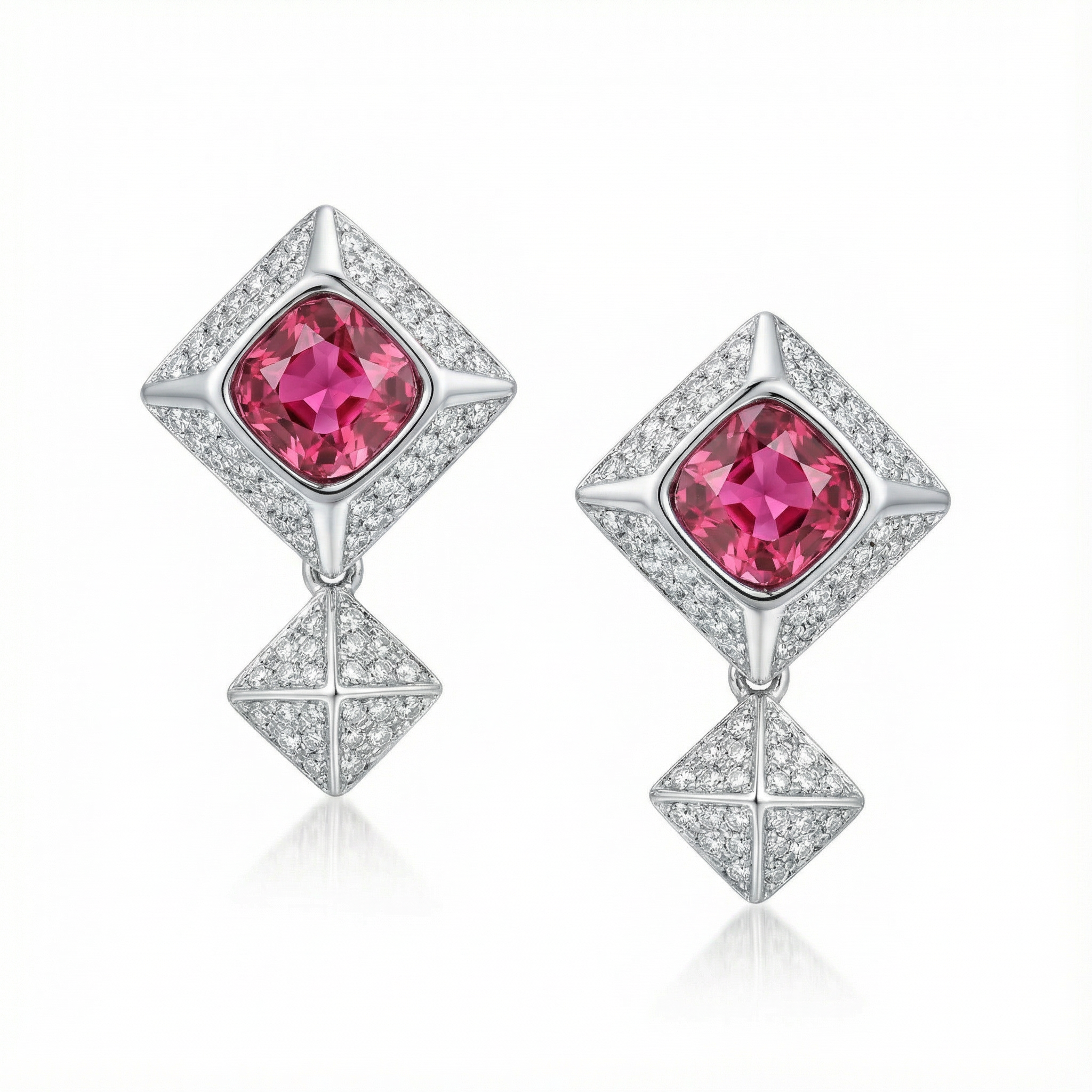 Radiant Rhombus Küpe