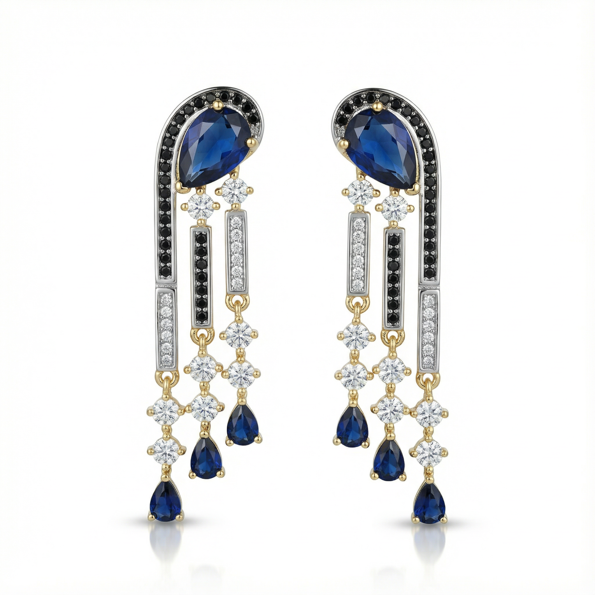 Obsidian Glimmer Küpe