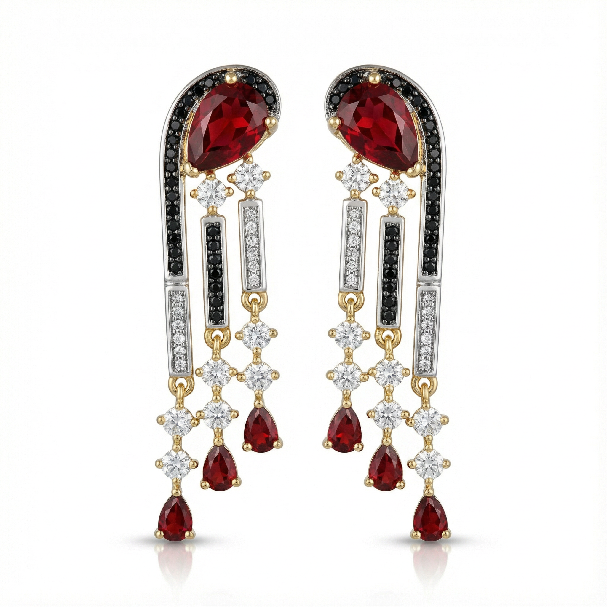 Obsidian Glimmer Küpe