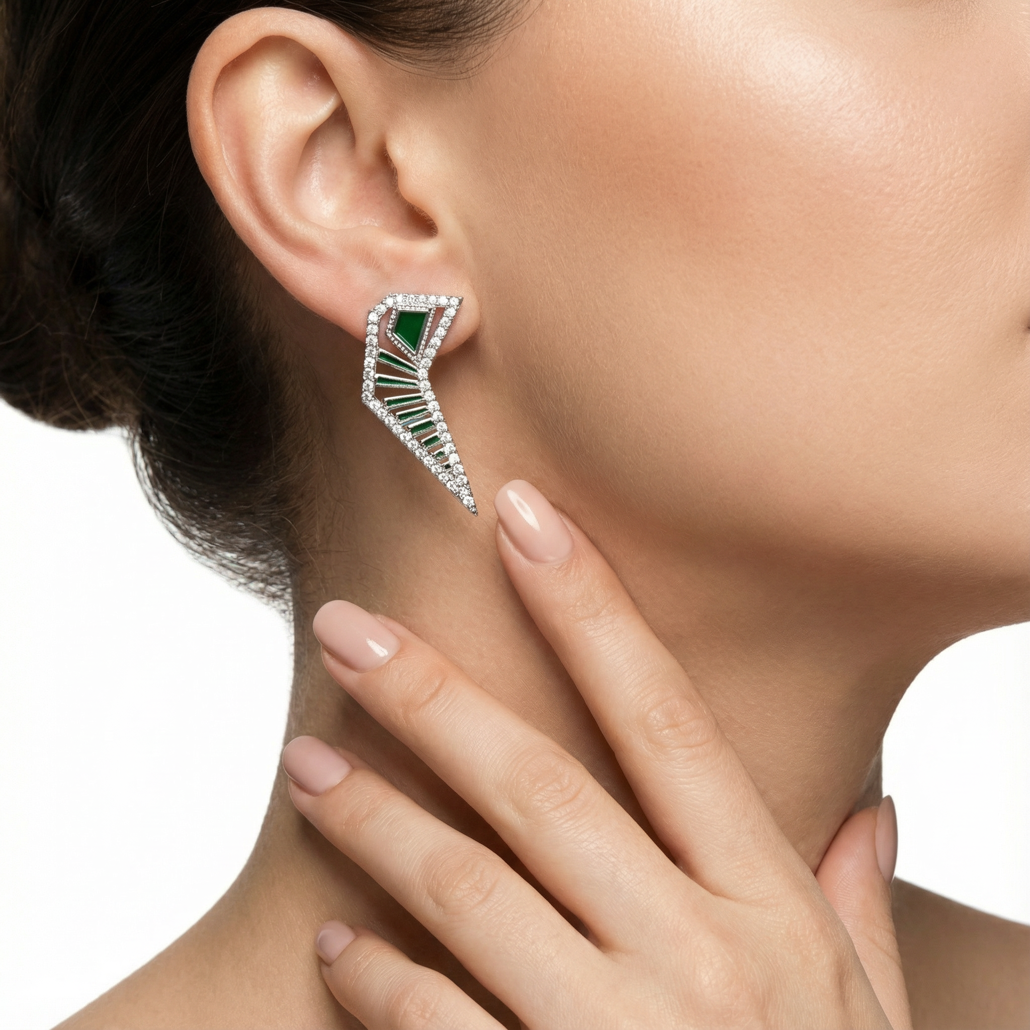 Malachite Vector Küpe