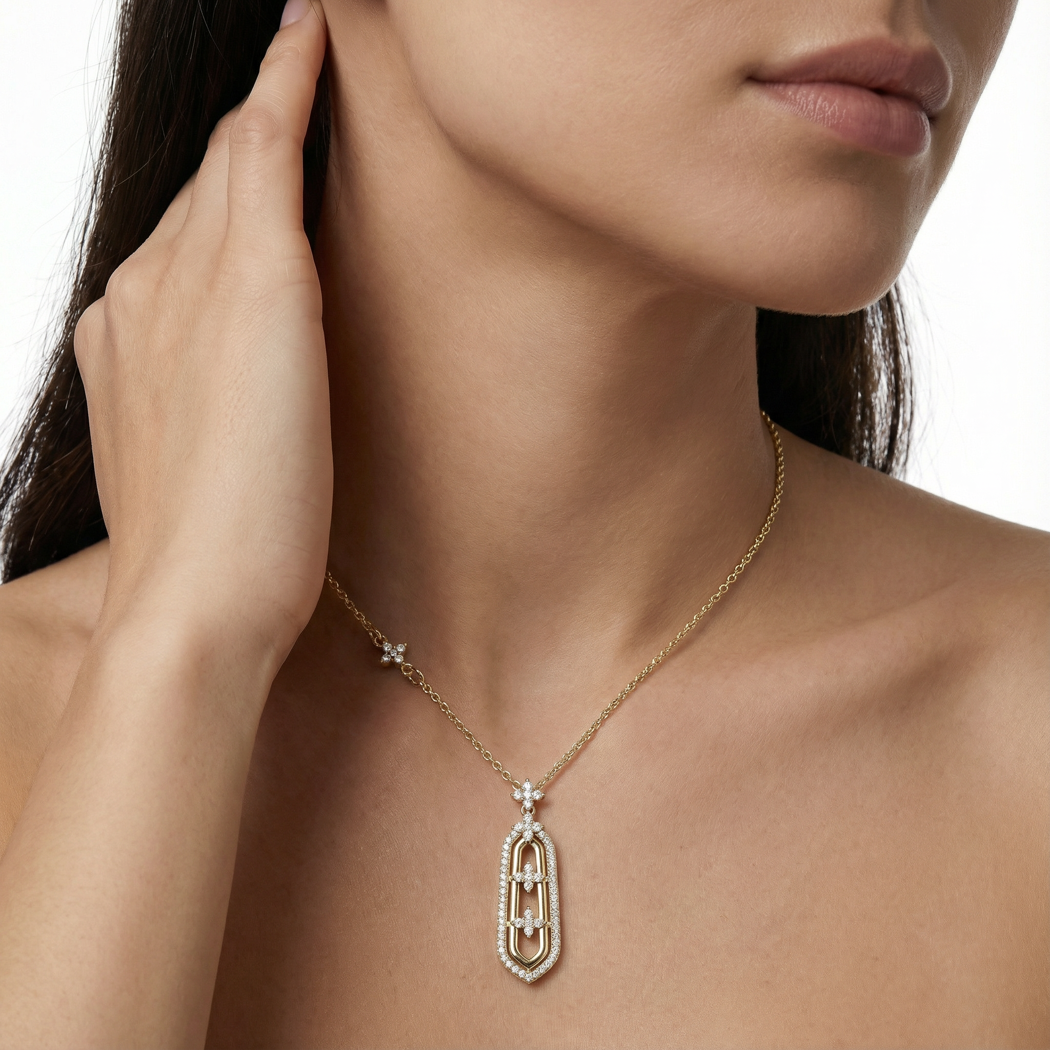 Golden Lattice Kolye