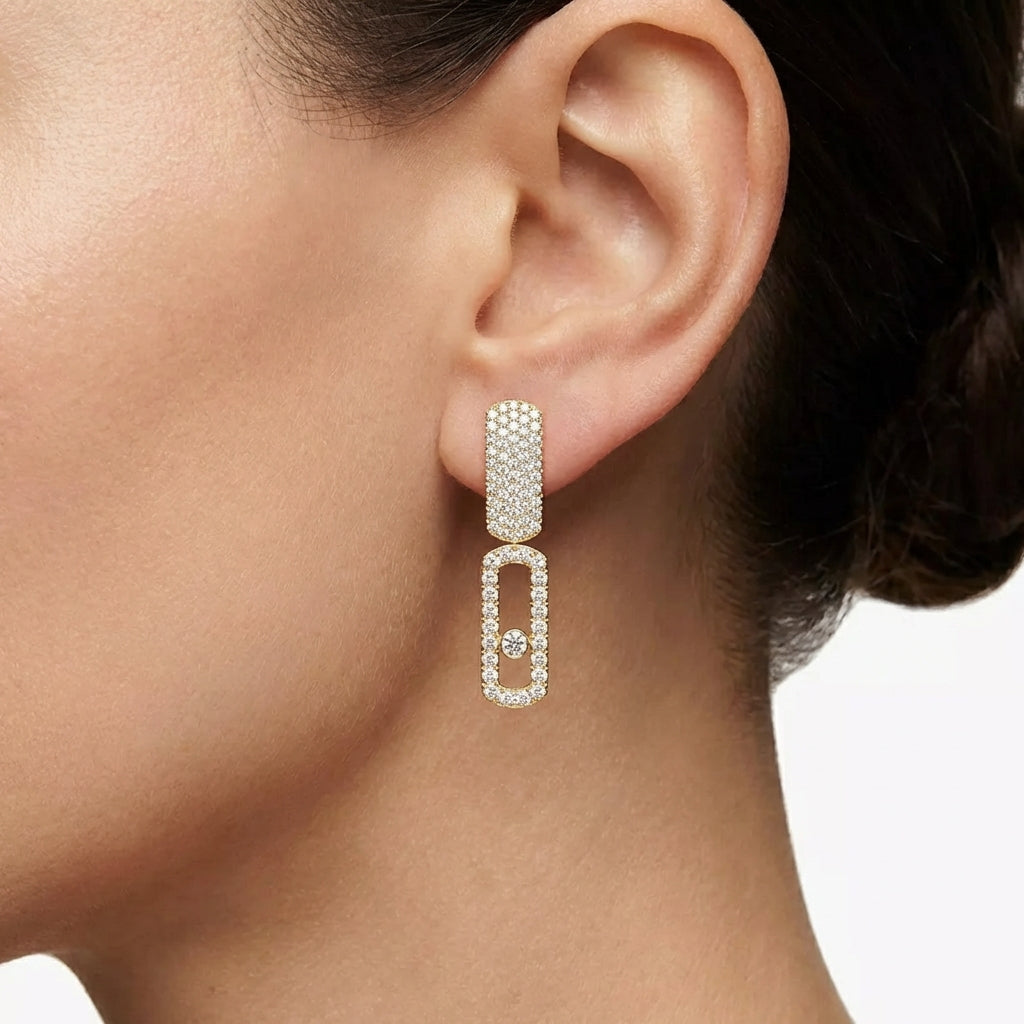 Pillar Studs Küpe (İthal Model)