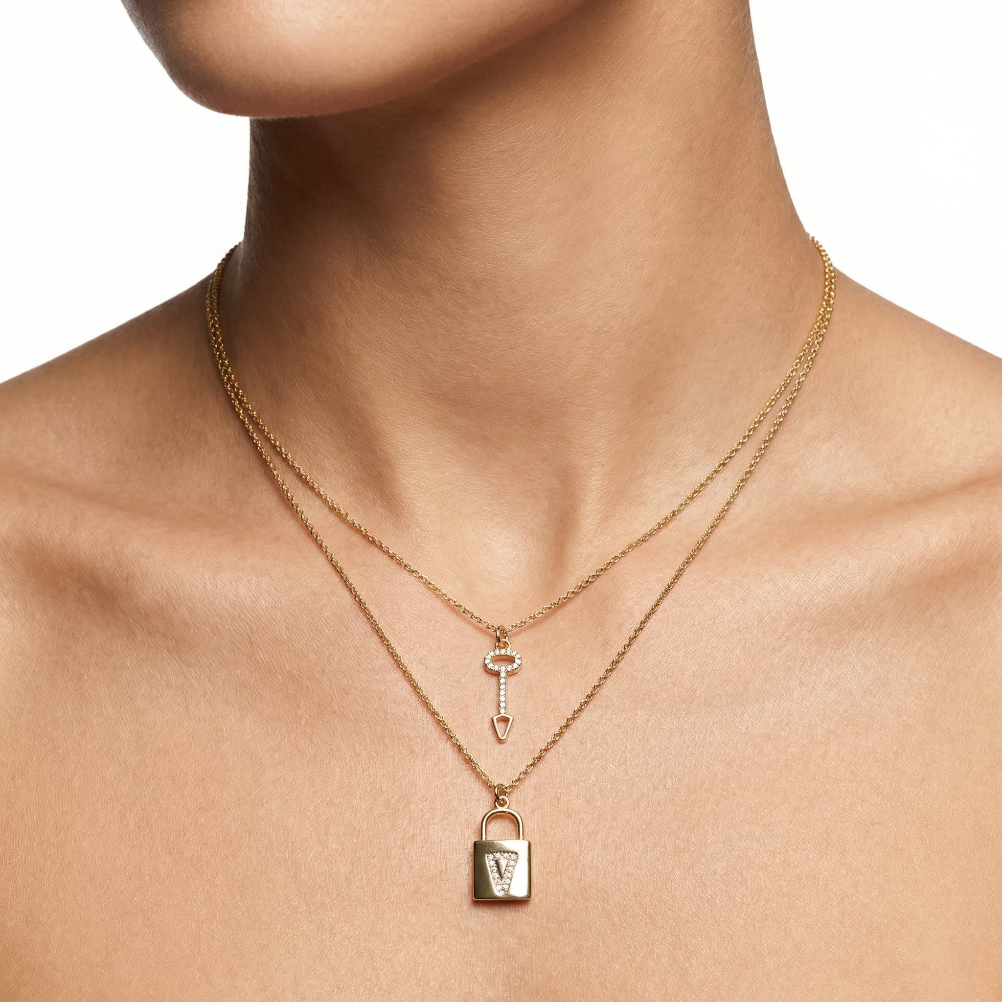 Key & Lock Duo Kolye