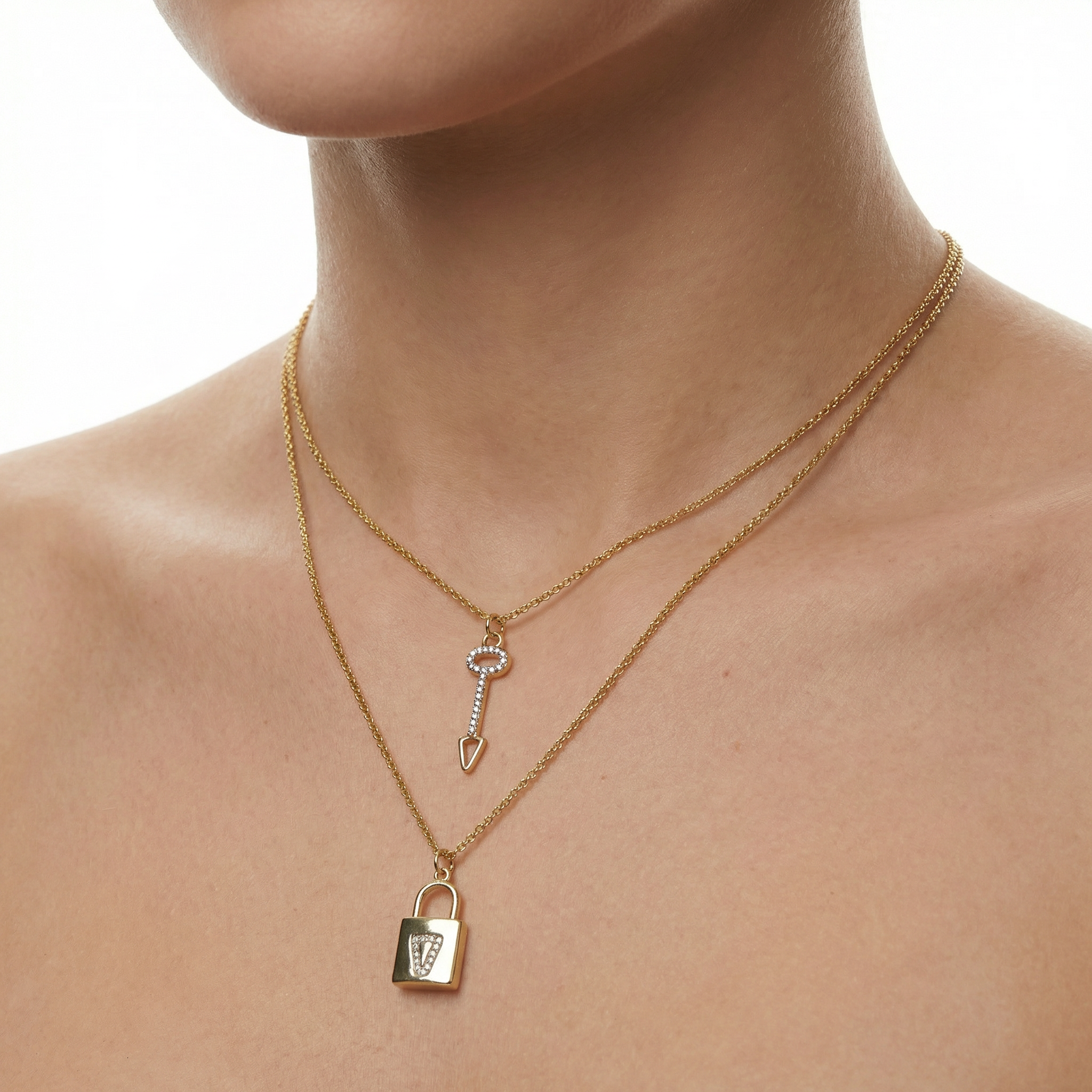 Key & Lock Duo Kolye