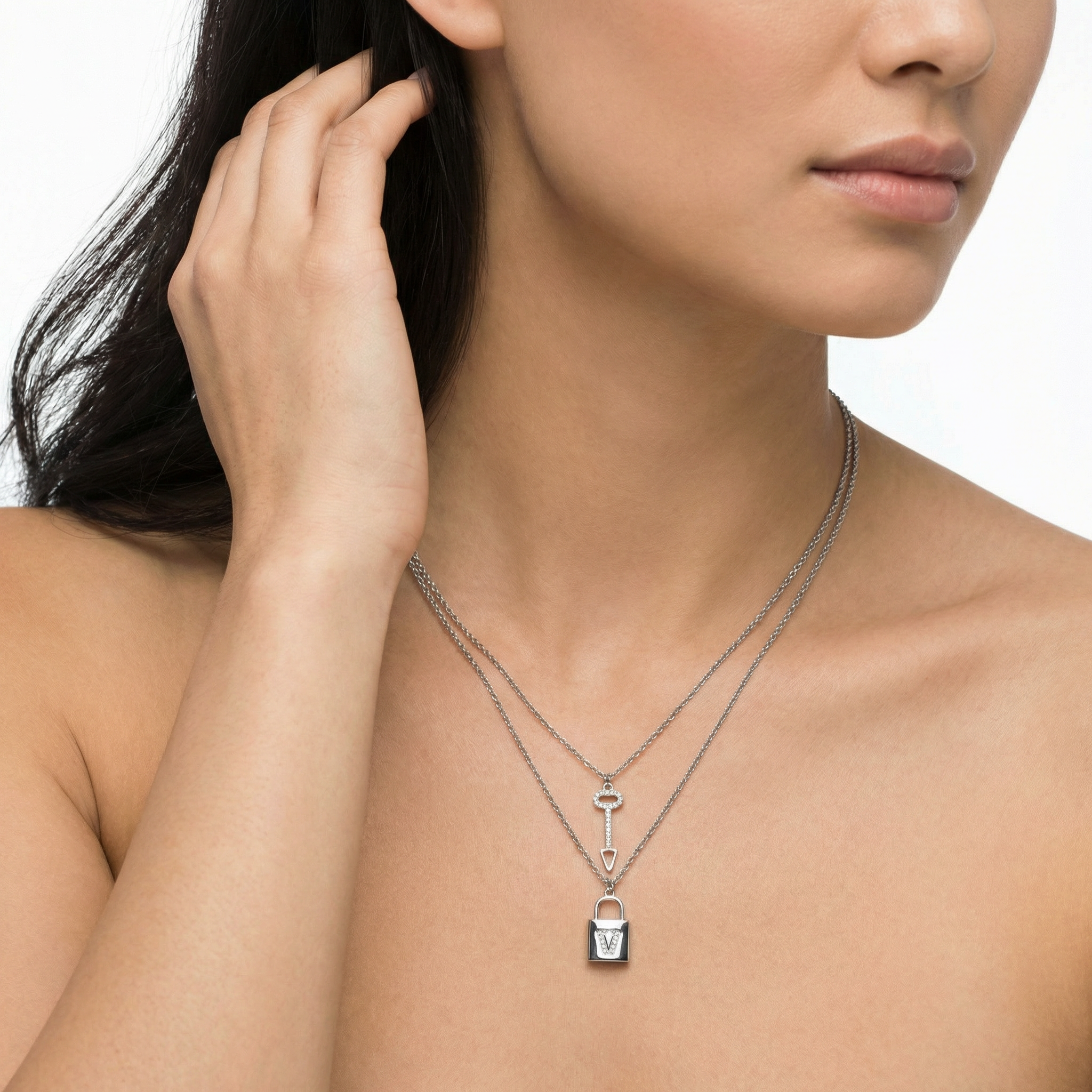 Key & Lock Duo Kolye