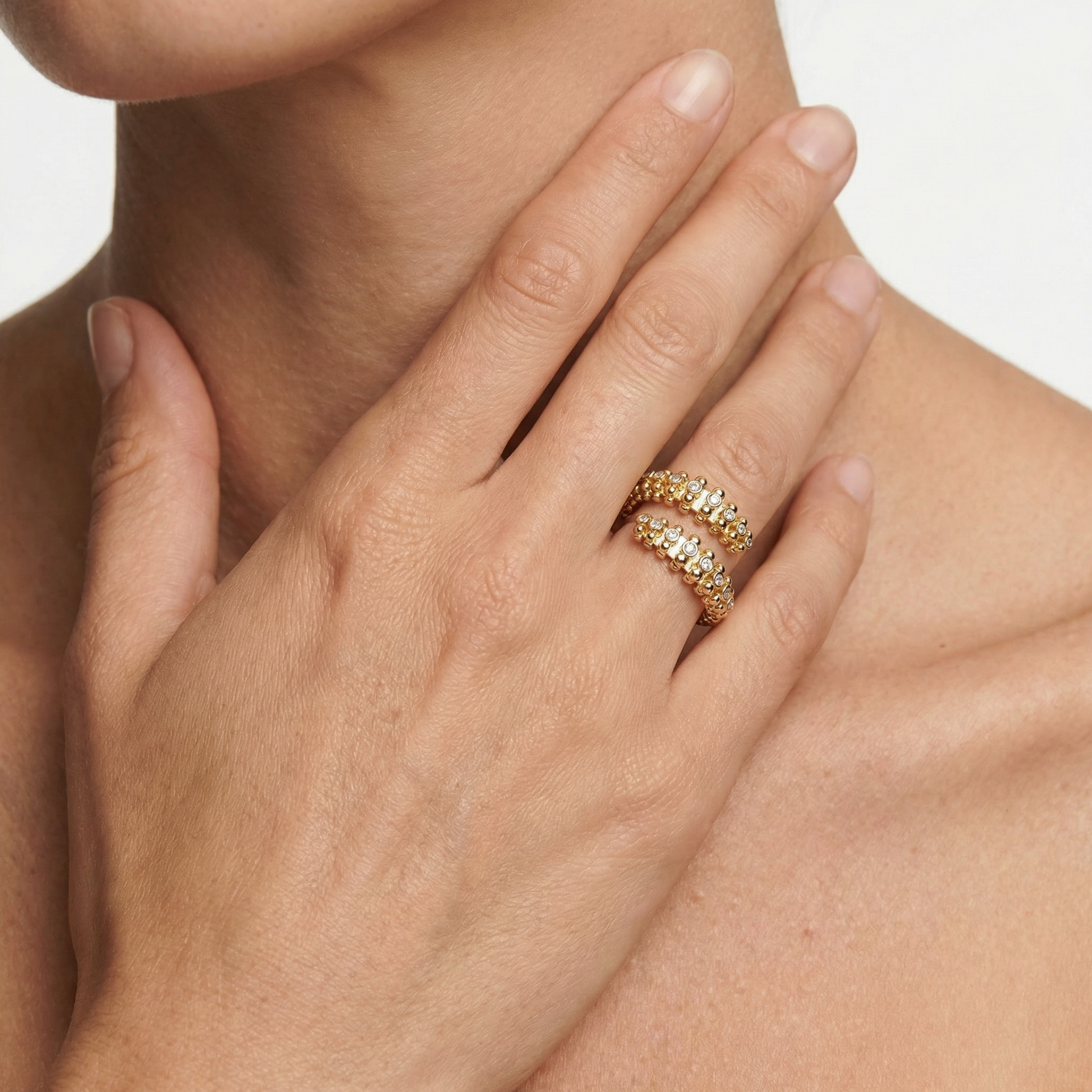 Solar Flare Spiral Yüzük