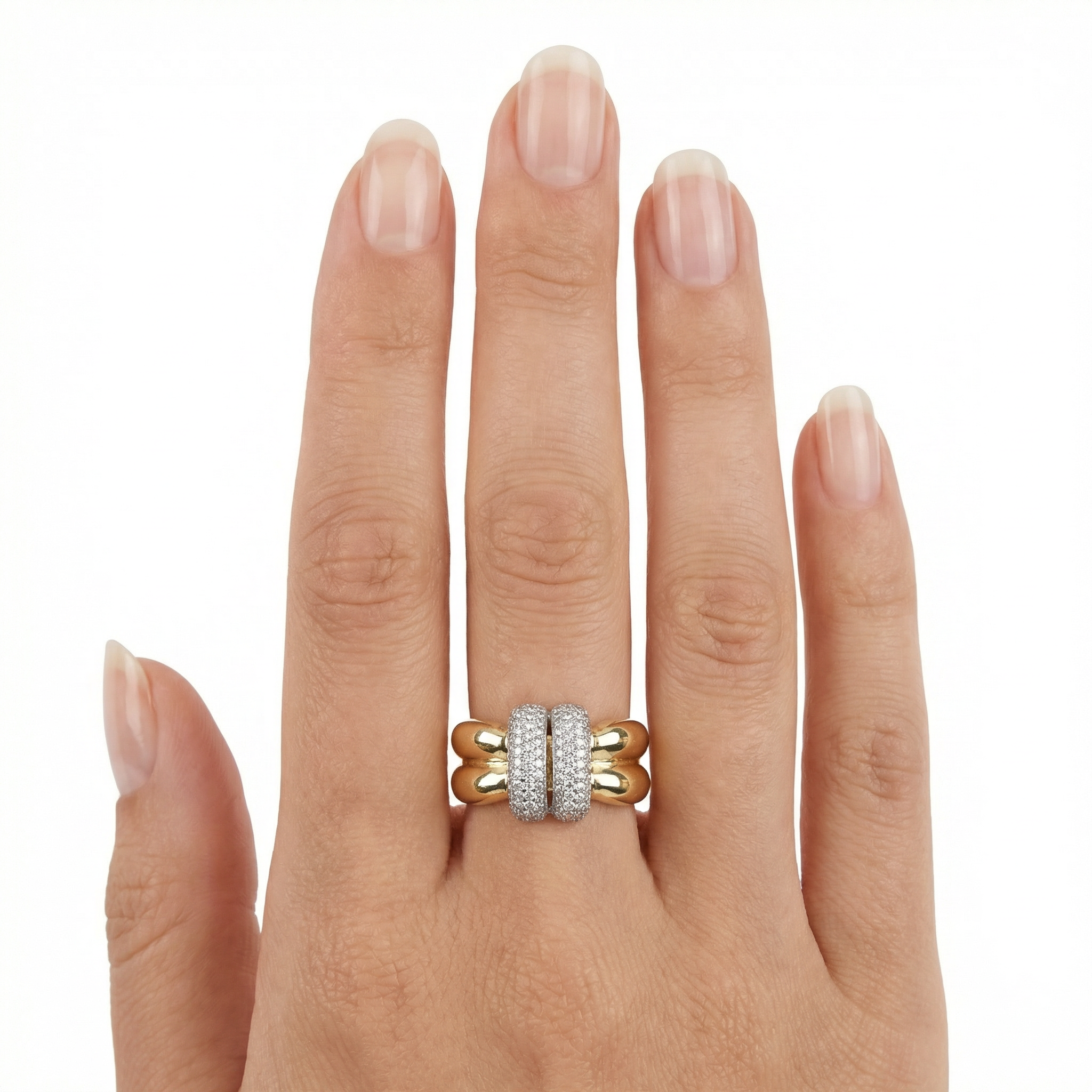 Gilded Symmetry Yüzük