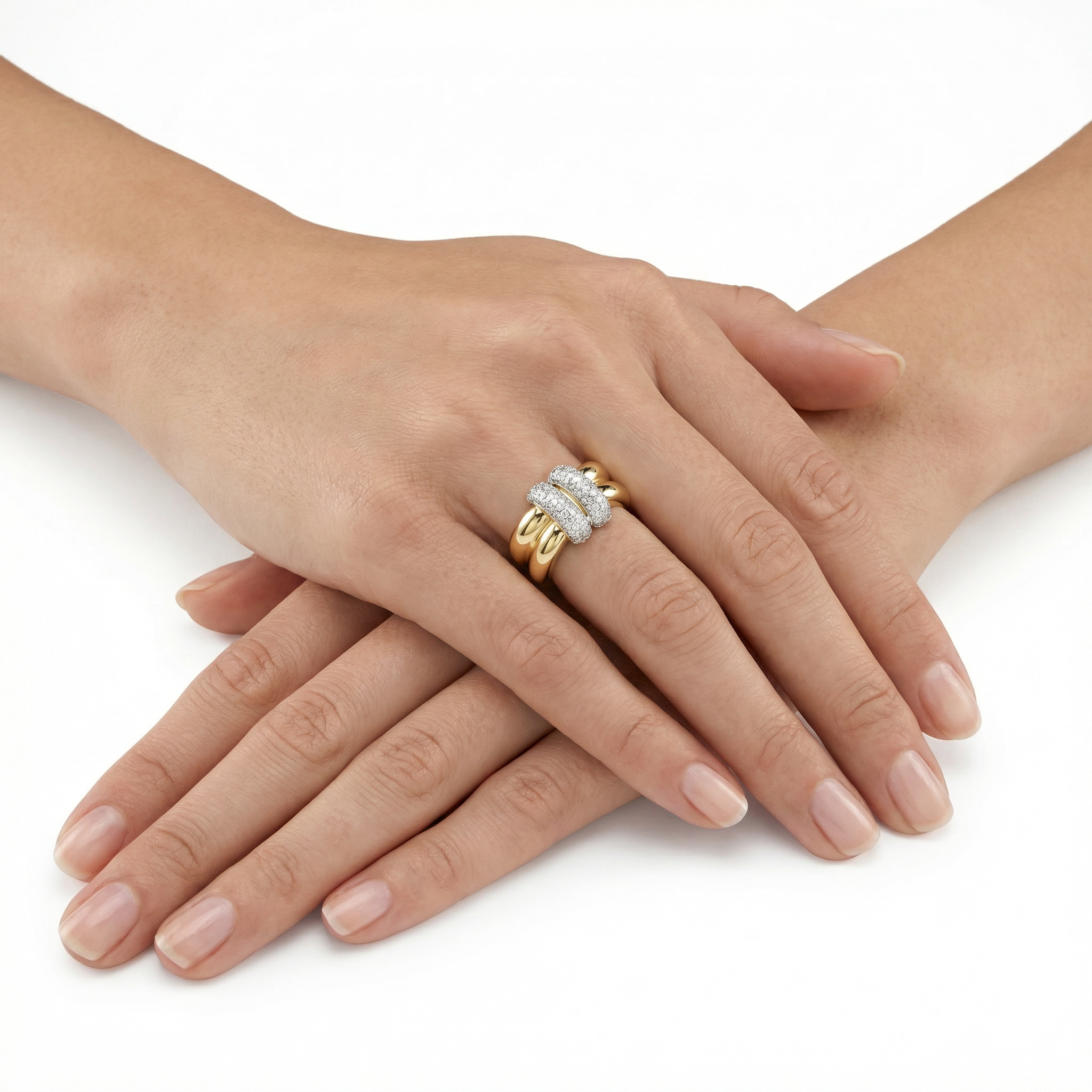 Gilded Symmetry Yüzük