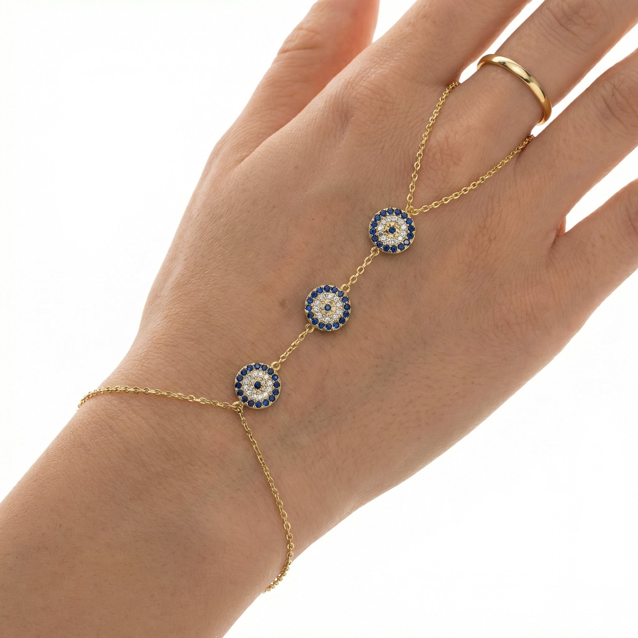 Sapphire Evil Eye Şahmeran