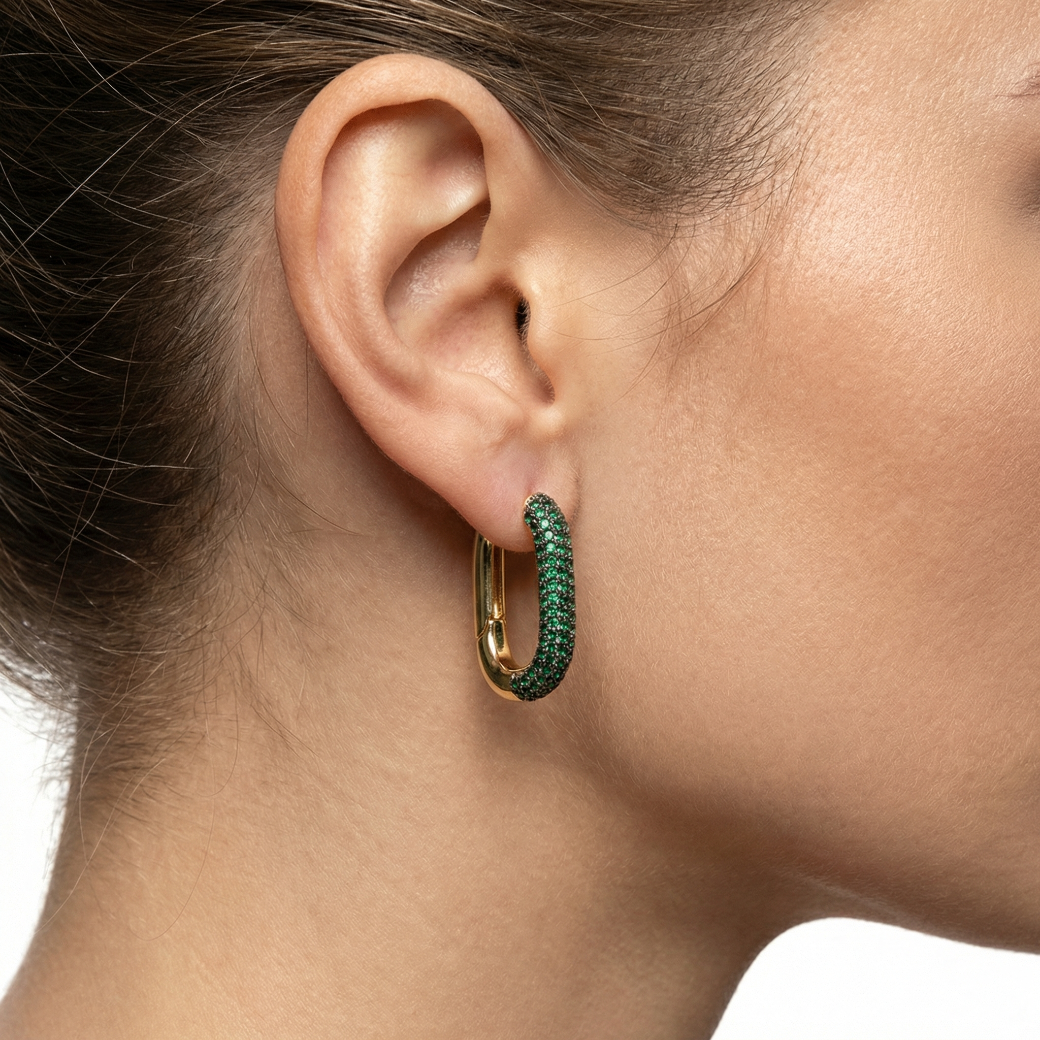 Dual-Tone Shadow Küpe