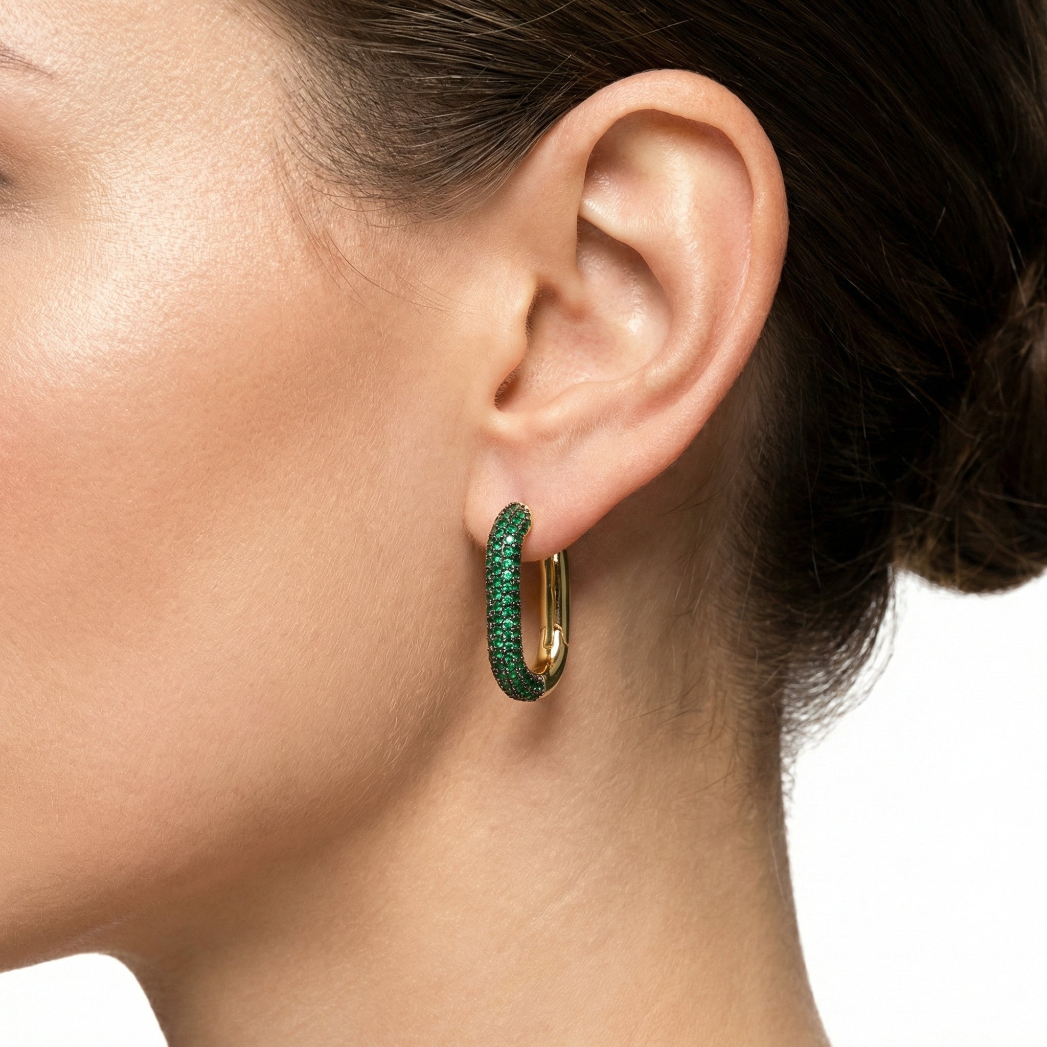 Dual-Tone Shadow Küpe