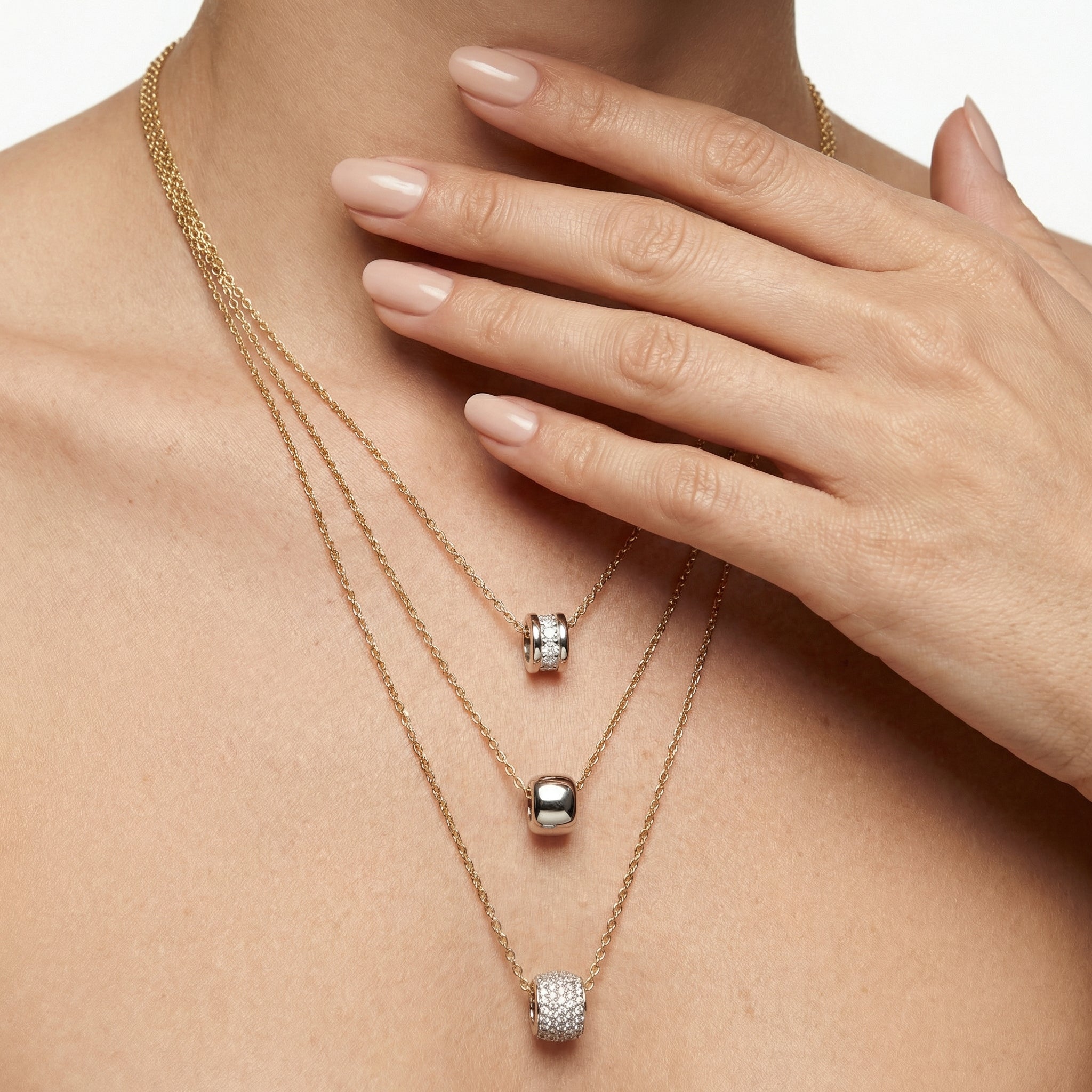 Cascading Bead Layer Kolye