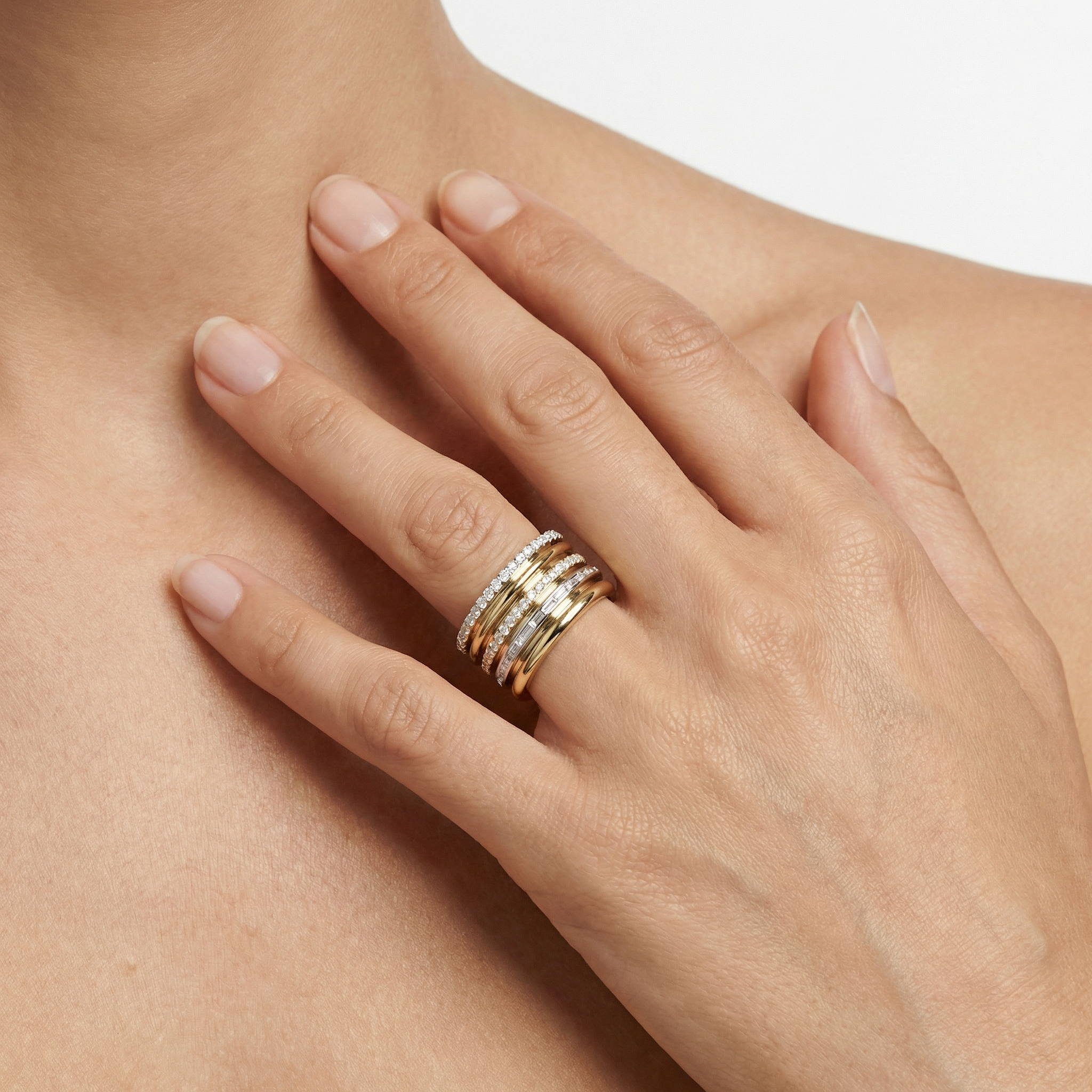 Icy Square Nexus Yüzük