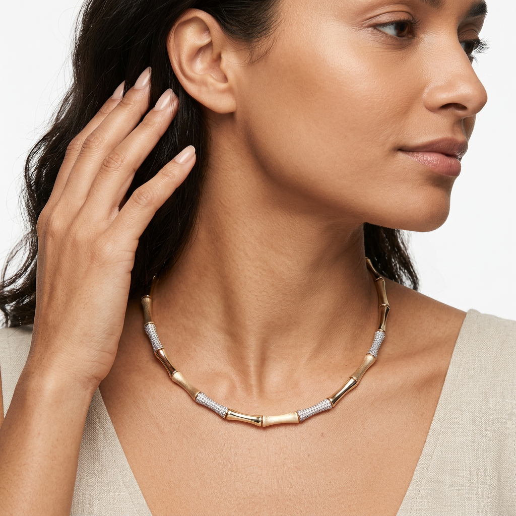 Auric Bamboo Necklace