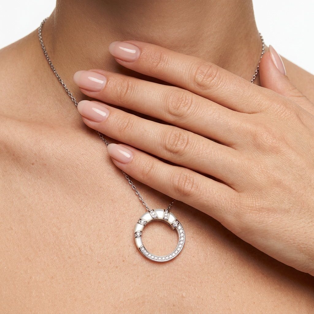 Mother of Pearl Kolye (İthal Model)