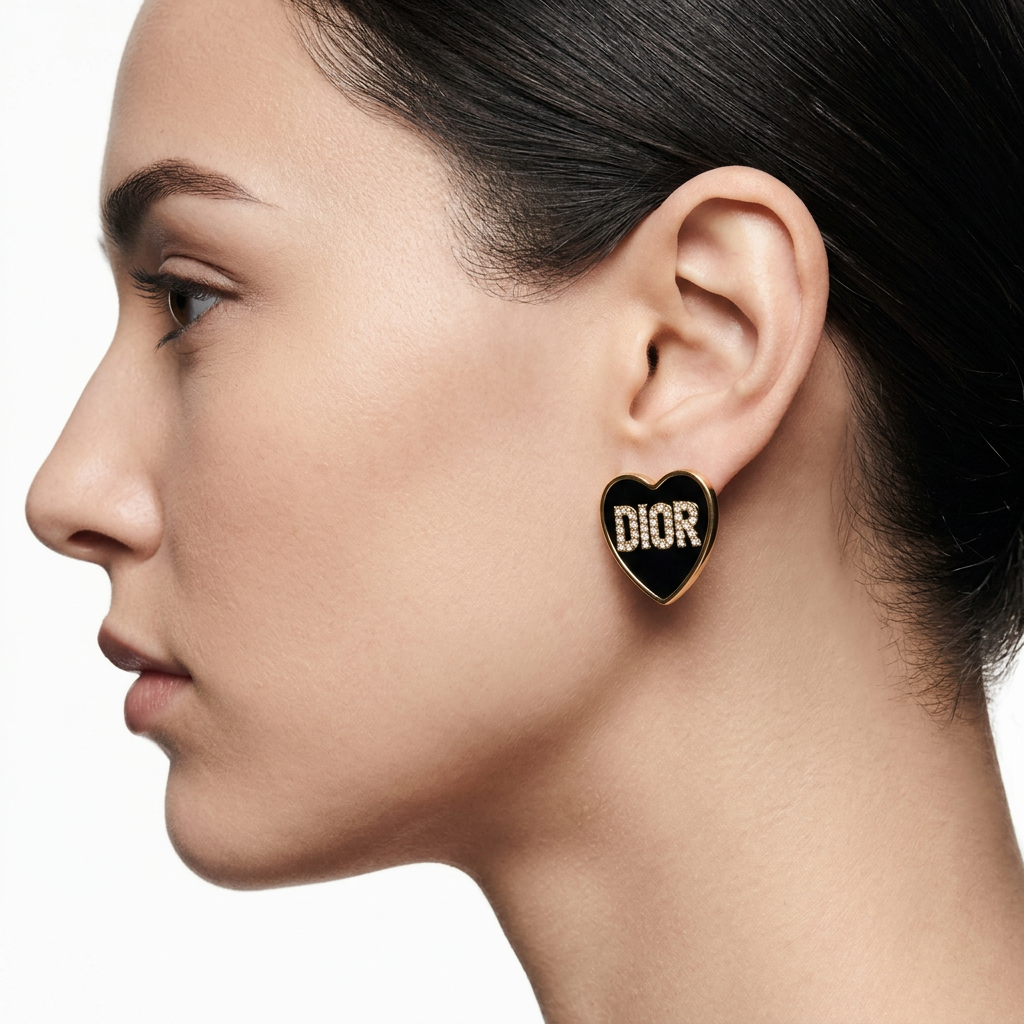 Noir Romance Küpe (İthal Model)