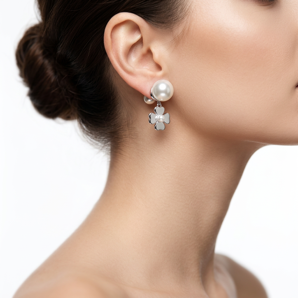 Lucky Clover Küpe (İthal Model)