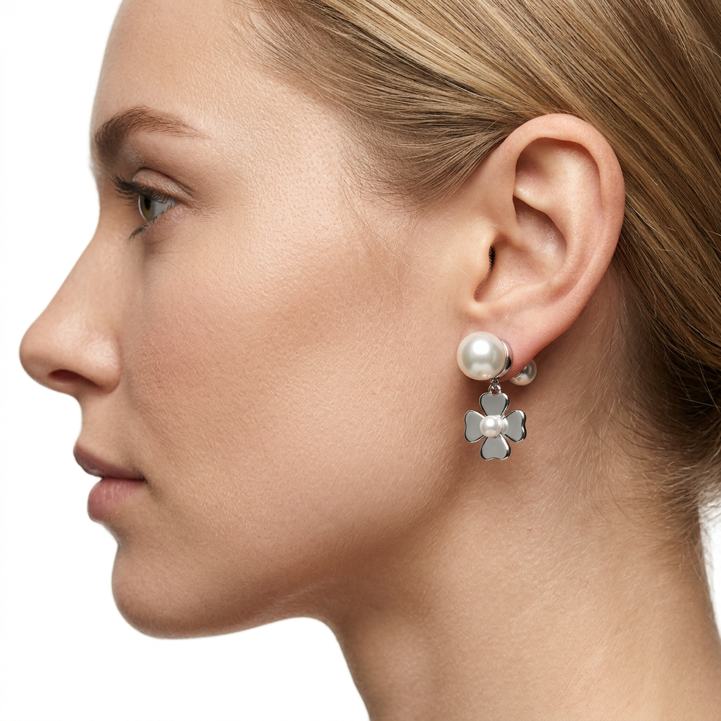 Lucky Clover Küpe (İthal Model)