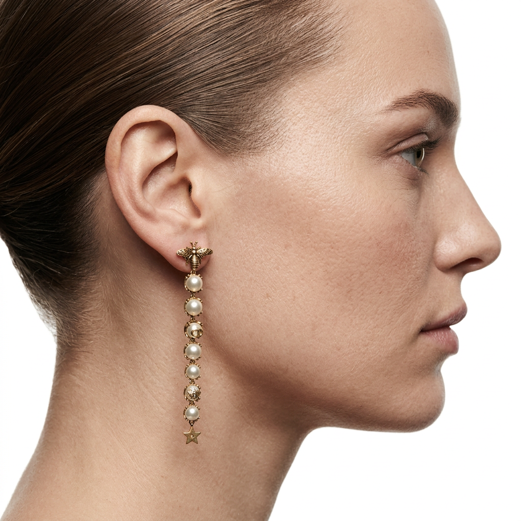 Starry Bee Küpe (İthal Model)