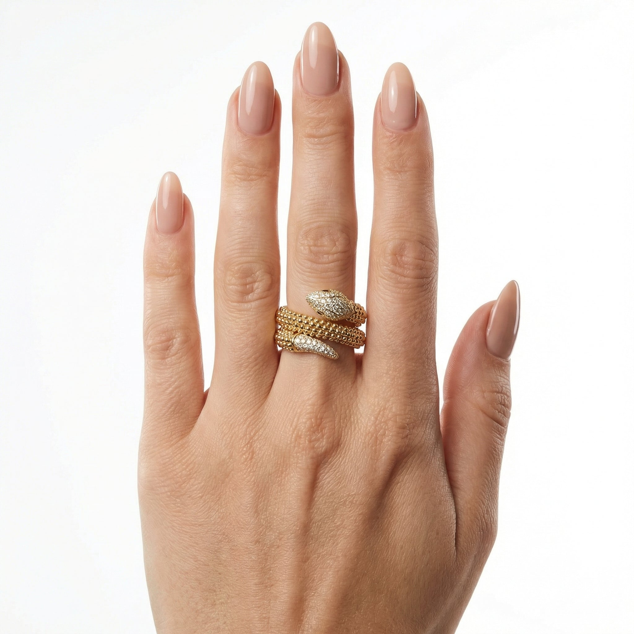 Gilded Cobra Yüzük (İthal Model)