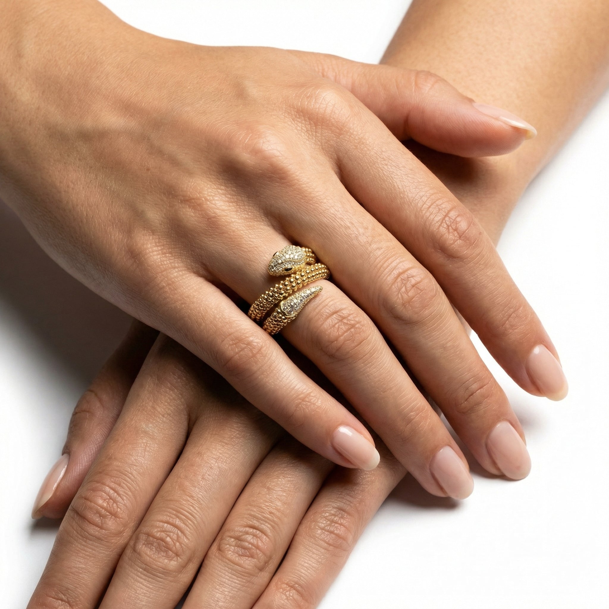 Gilded Cobra Yüzük (İthal Model)