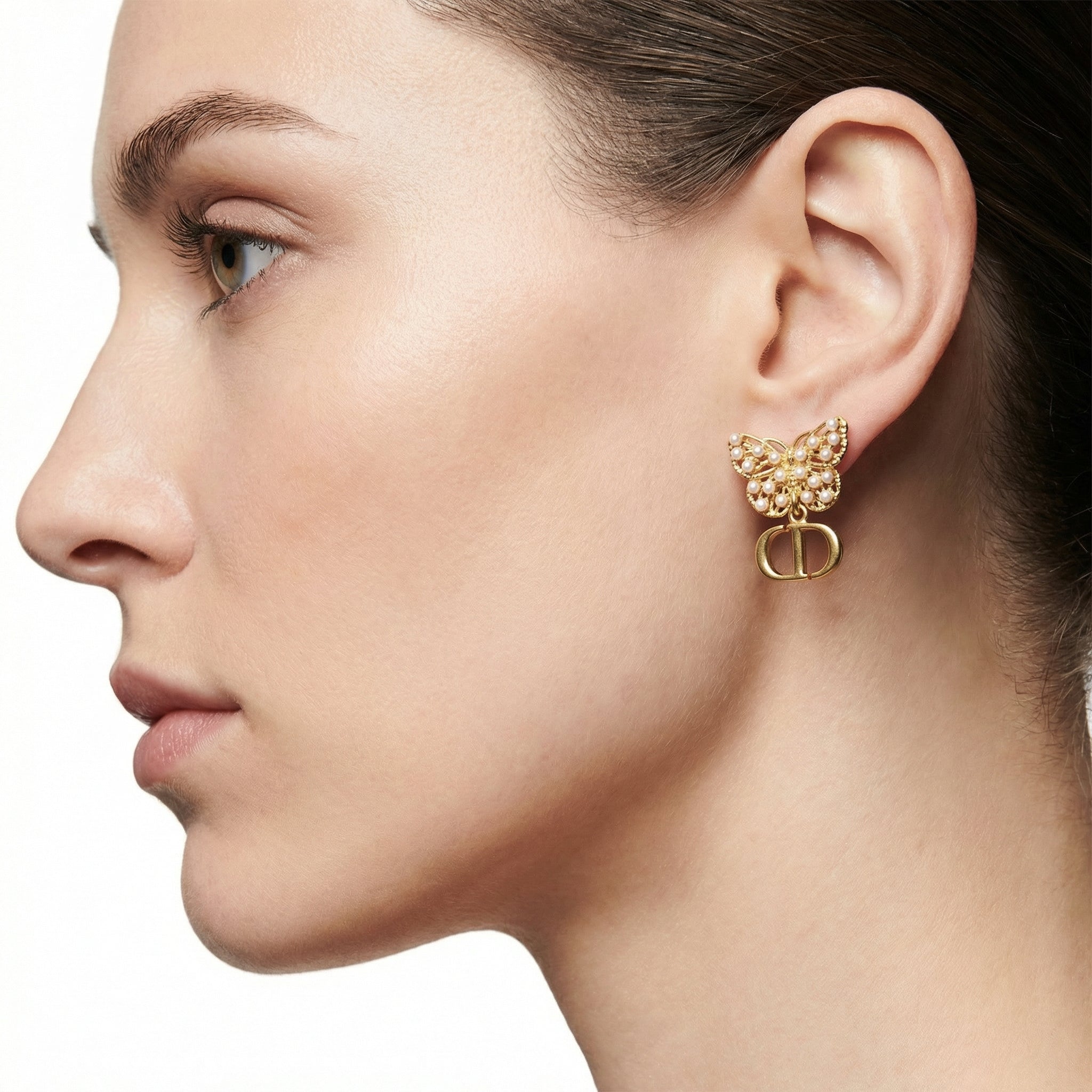 Pearlescent Mariposa Küpe (İthal Model)