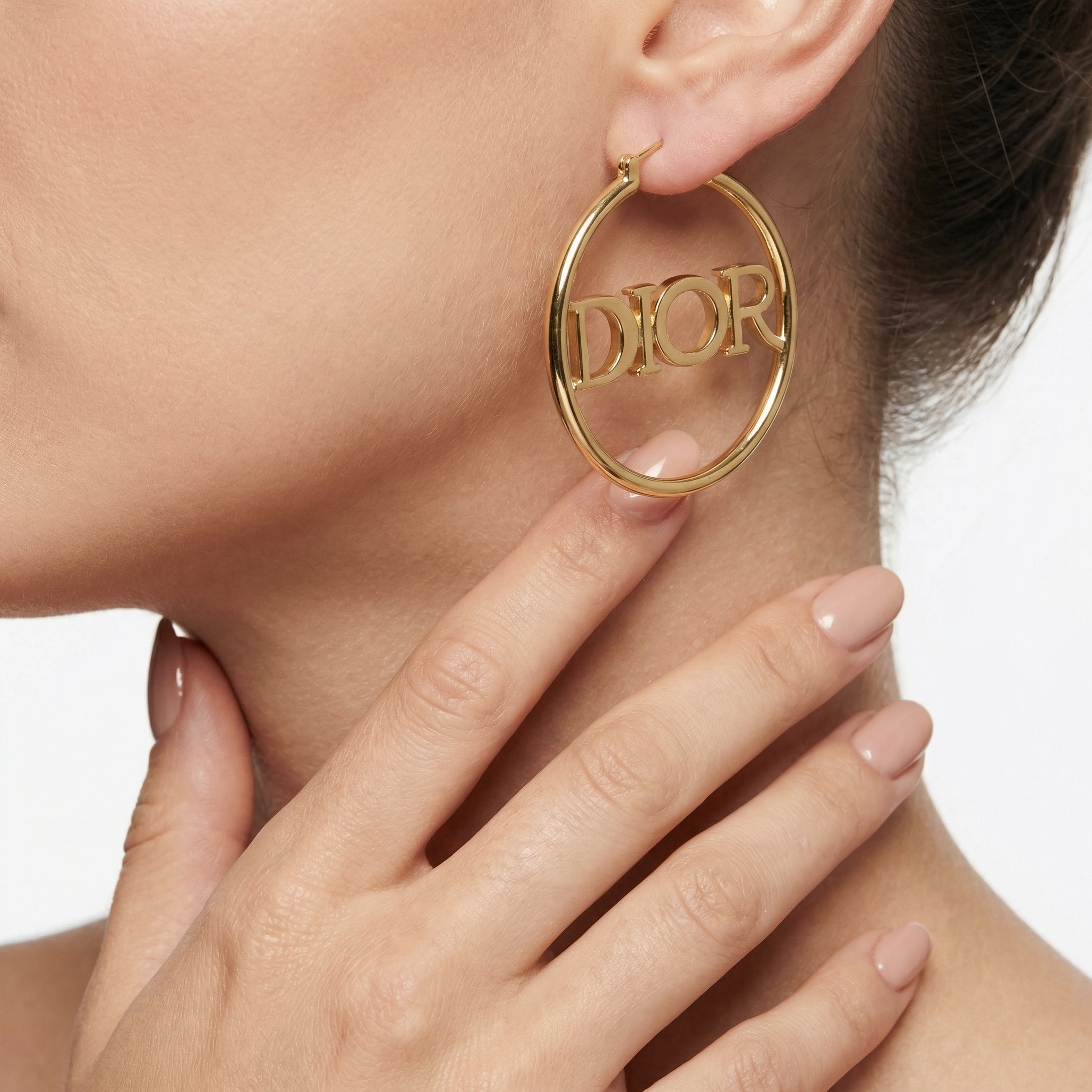 Iconic Lettering Küpe (İthal Model)